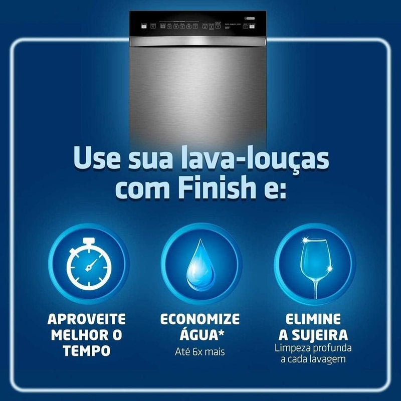 Finish - Detergente para Lava Louças em Pó 2,5kg