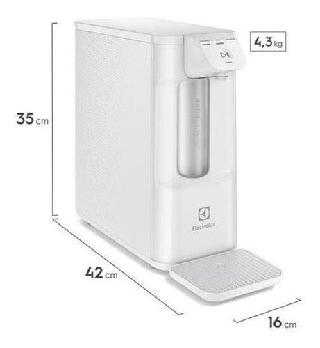 Purificador De Água Electrolux Pure 4x Com Painel Touch PE12B Branco Bivolt