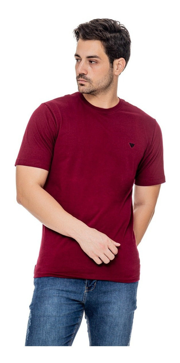 5 Camiseta Masculina Camisas Slim Voker 100% Algodão Atacado