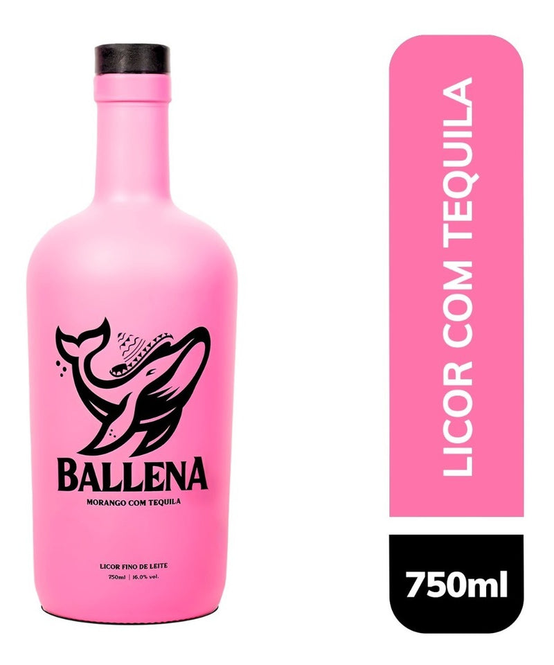 Creme De Morango Com Tequila Ballena