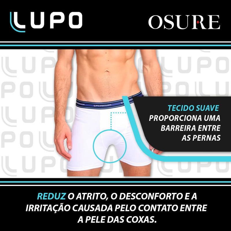 Kit 10 Cuecas Boxer Lupo Cueca Box Algodão Masculina Atacado