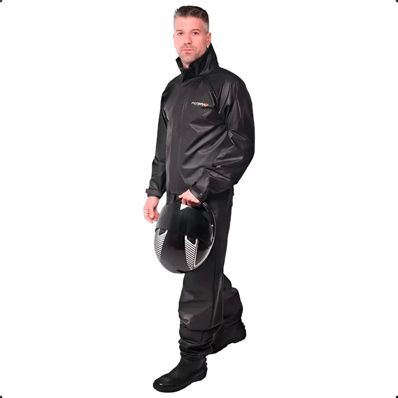 Capa De Chuva Moto Pioneira Impermeável Pvc Flex