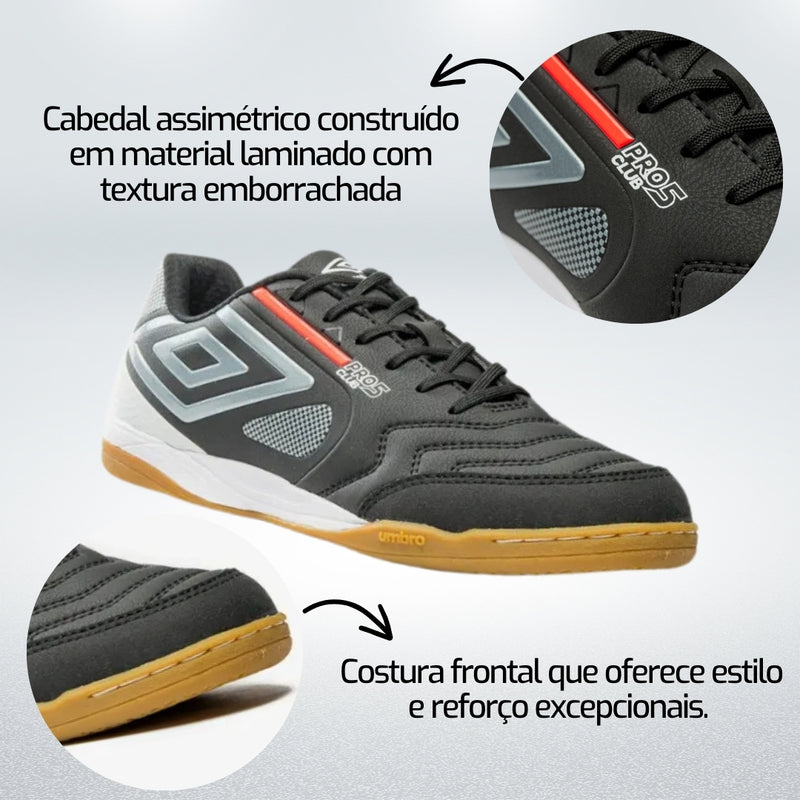 Chuteira Futsal Masculina Pro 5 Bump Club  Umbro Original