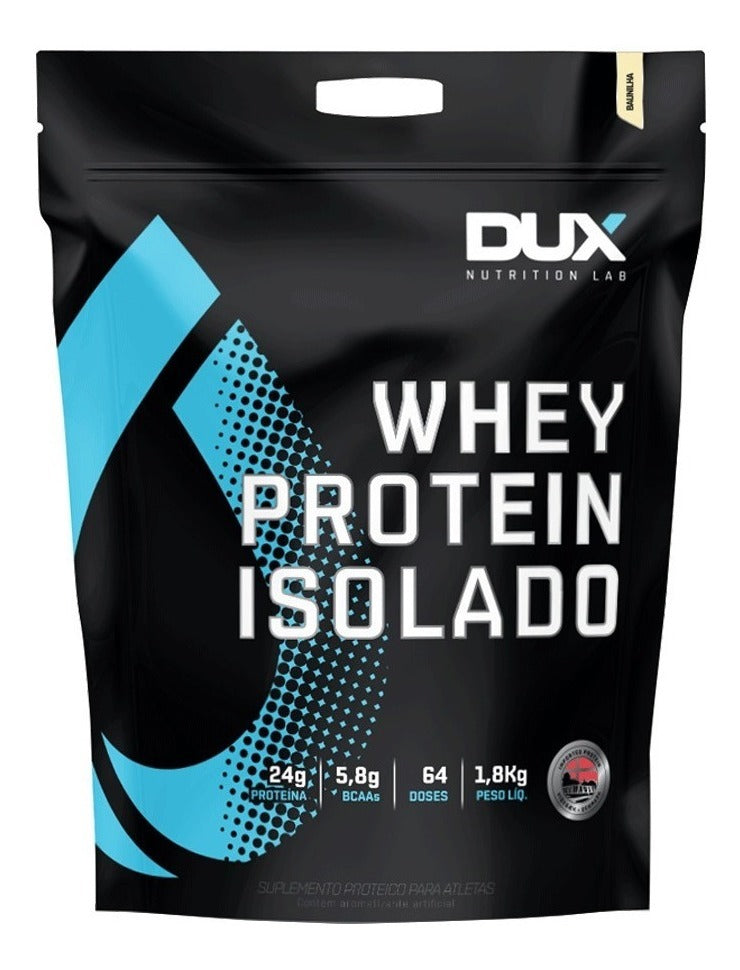 Whey Protein Isolado Dux Nutrition - 1,8 Kg Sabor Baunilha