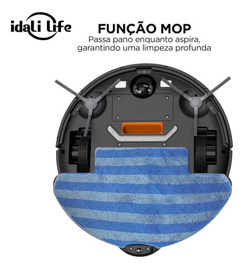 Aspirador Robô Limpeza Idali Life Smarthome Controle Remoto