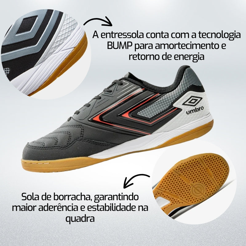 Chuteira Futsal Masculina Pro 5 Bump Club  Umbro Original