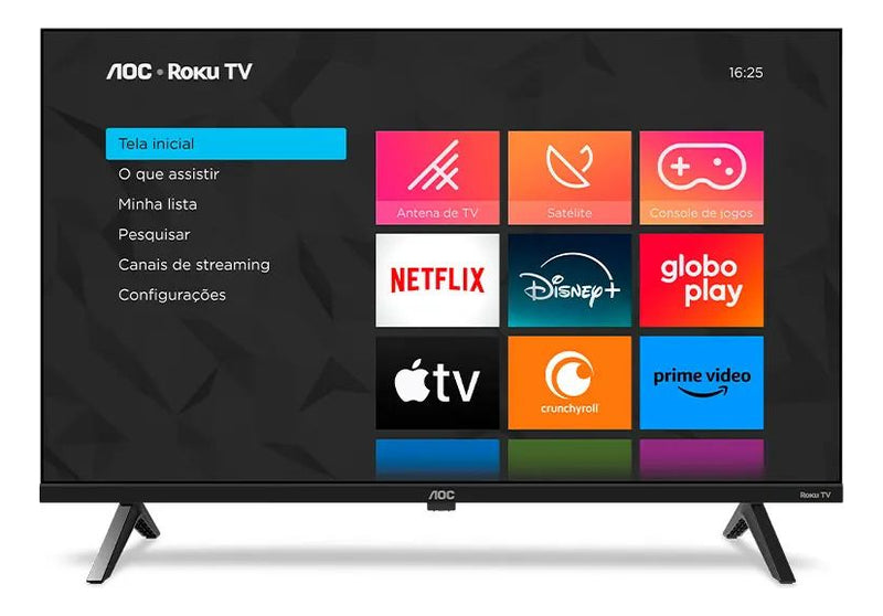 Smart Tv 40 Aoc Led Full Hd Roku Tv Conversor Digital