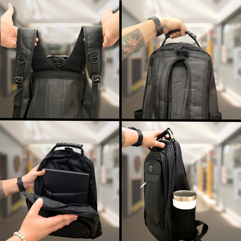 Mochila Masculina Impermeável Reforçada Aço Notebook Escola