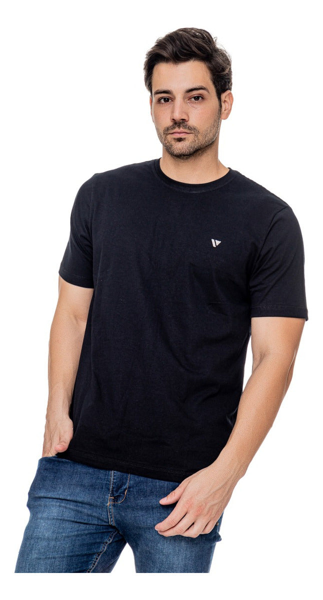 5 Camiseta Masculina Camisas Slim Voker 100% Algodão Atacado