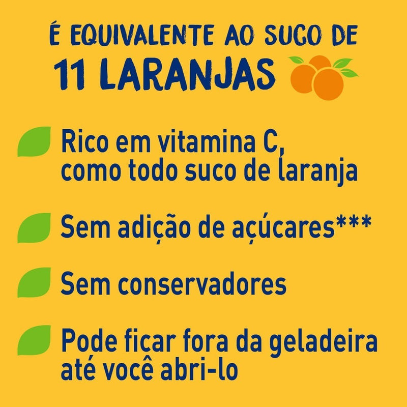 Suco de laranja  Natural One  Ambiente líquido sem glúten 2 L