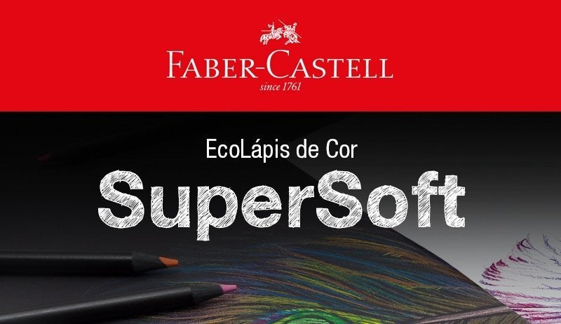 Lápis De Cor 50 Cores Supersoft Faber Castell