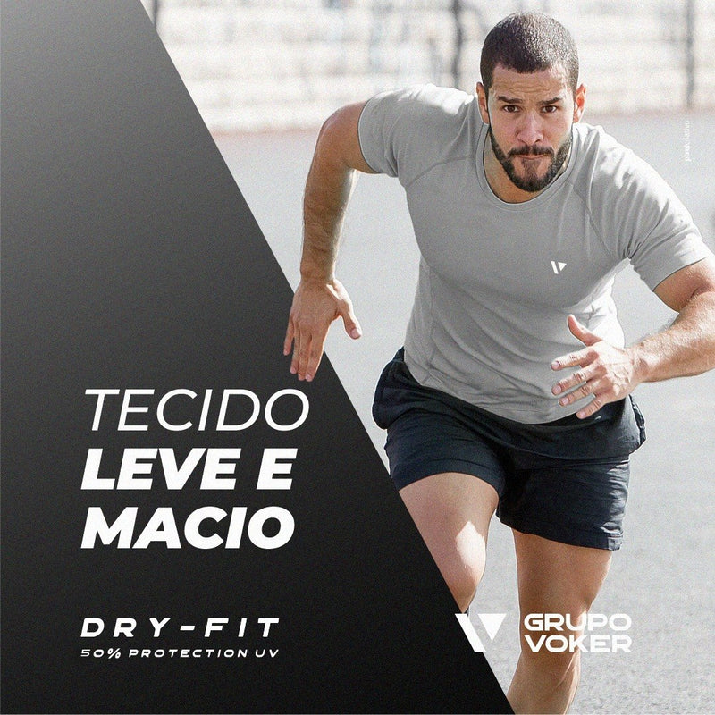 Camisa Térmica Voker Academia Proteção Solar Uv Dry Fit