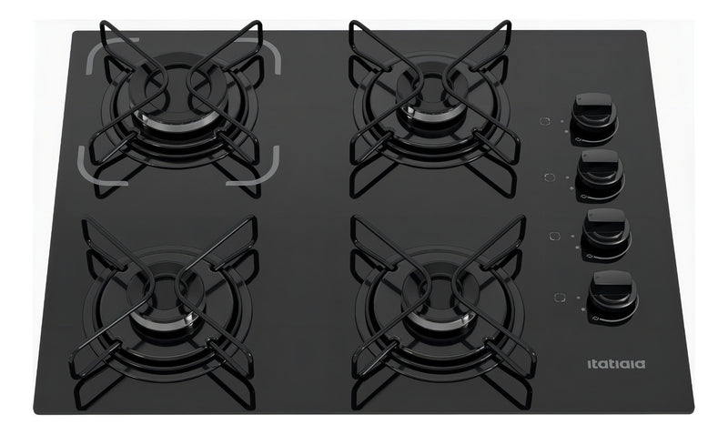 Cooktop Itatiaia Essencial 4 Bocas Preto 127V/220V