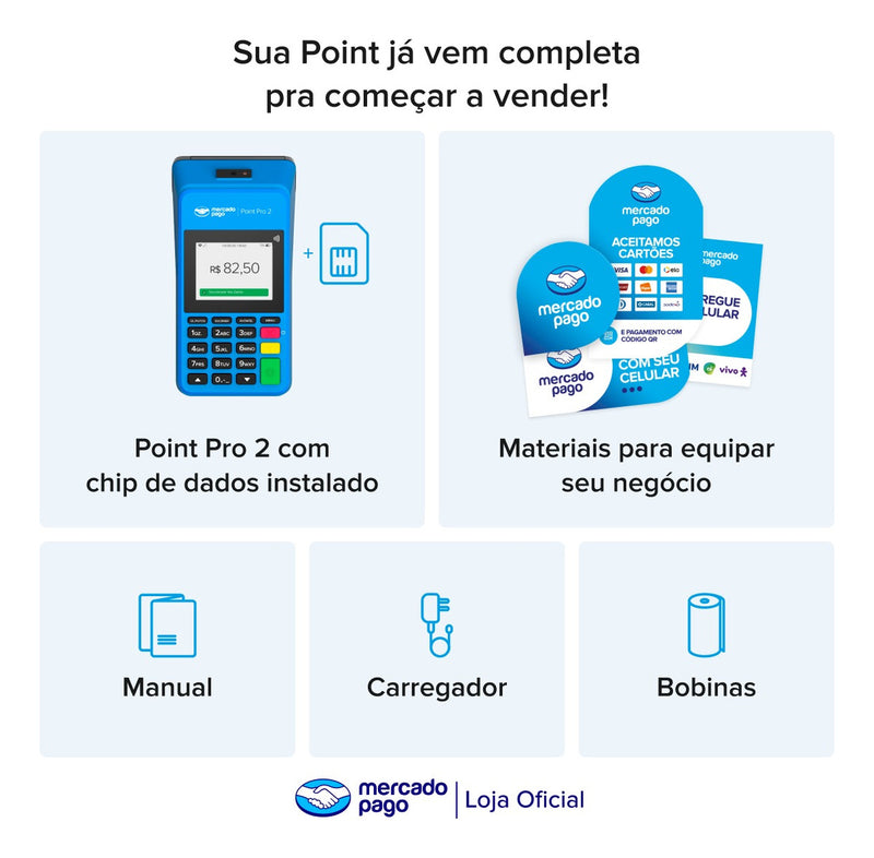 Mercado Pago: Point Pro2 - A Maquininha De Cartão + Completa