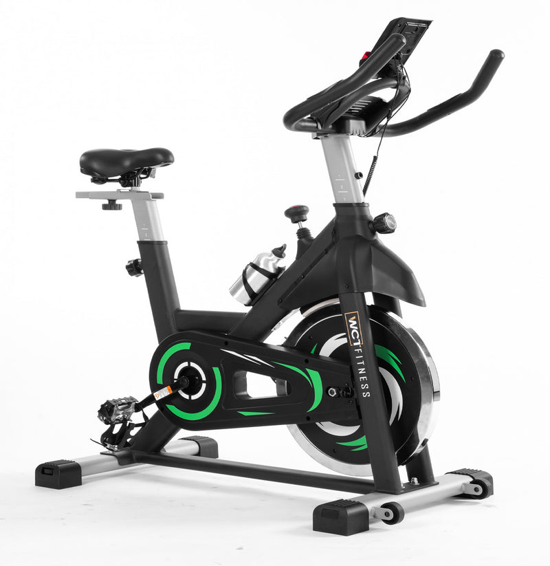 Bicicleta Ergométrica Spinning 20kg Wct Fitness Cor Preto/Verde