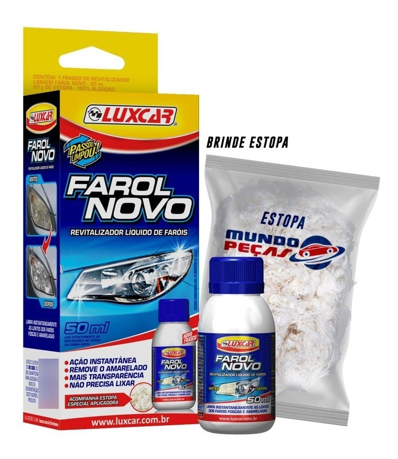 Revitalizador Líquido De Farol - Luxcar Produto Cor Cinza