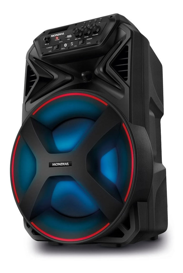 Caixa De Som Amplificada Bluetooth 250w Cm250 Cor Preto Mondial Bivolt