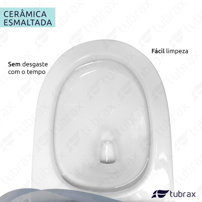 Vaso Sanitário Monobloco - Caixa Acoplada Completo Privada Cor Branco