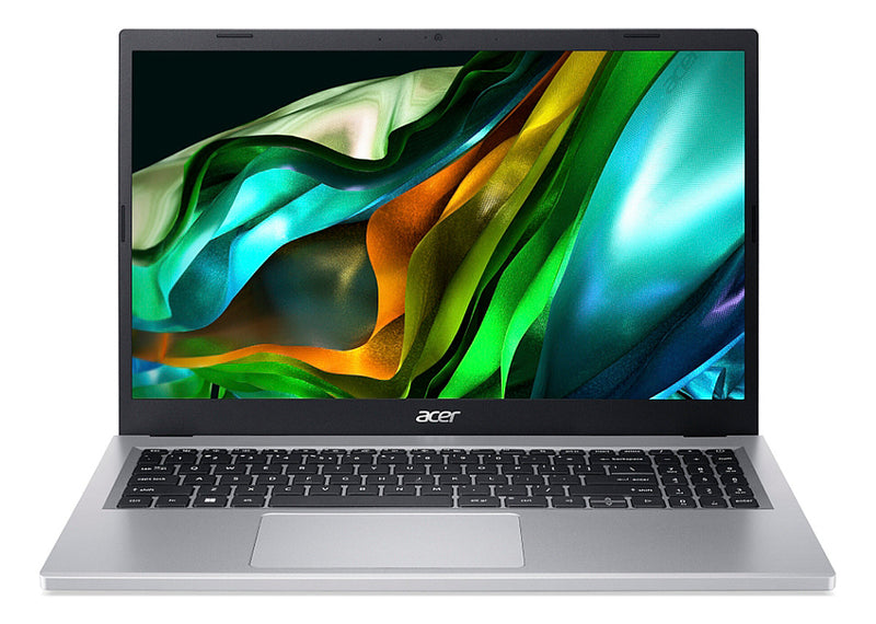 Notebook Acer Aspire 3 Intel Core i3– N305 FHD 15.6" LED TN UHD para processadores Inte 256GB SDD 8GB RAM Debian 64 bits Prata - A315-510P-320B