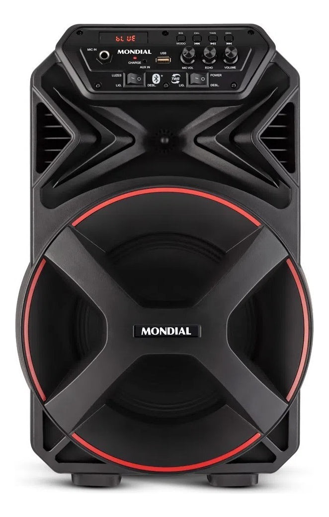 Caixa De Som Amplificada Bluetooth 250w Cm250 Cor Preto Mondial Bivolt