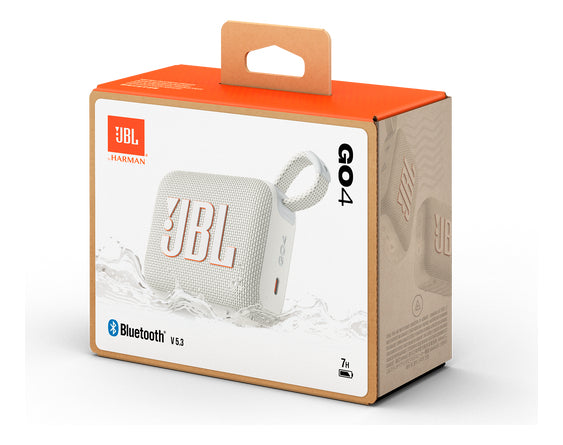 Caixa de Som Bluetooth Portátil Go 4 JBL Branca