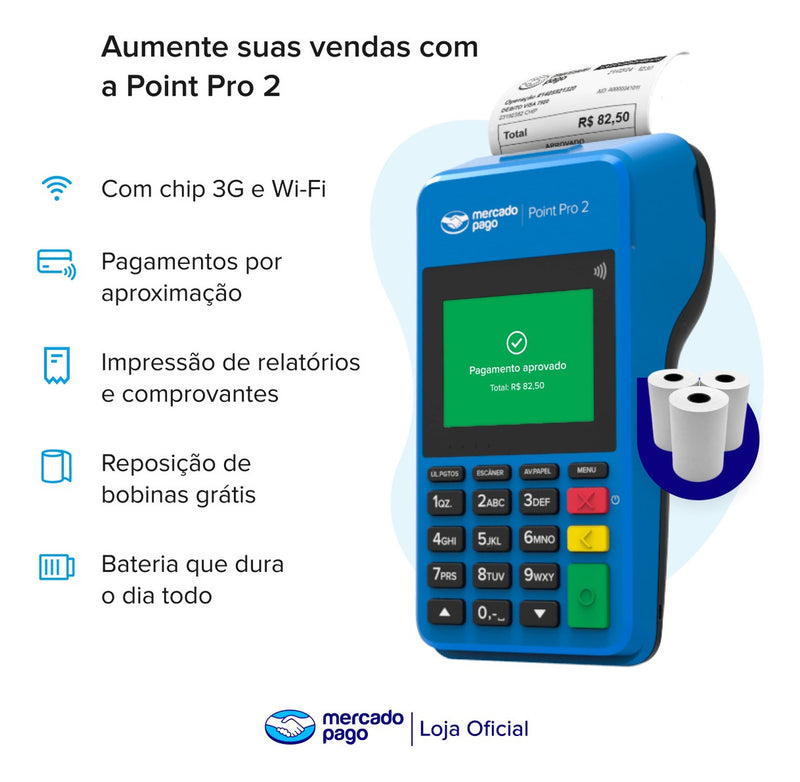 Mercado Pago: Point Pro2 - A Maquininha De Cartão + Completa