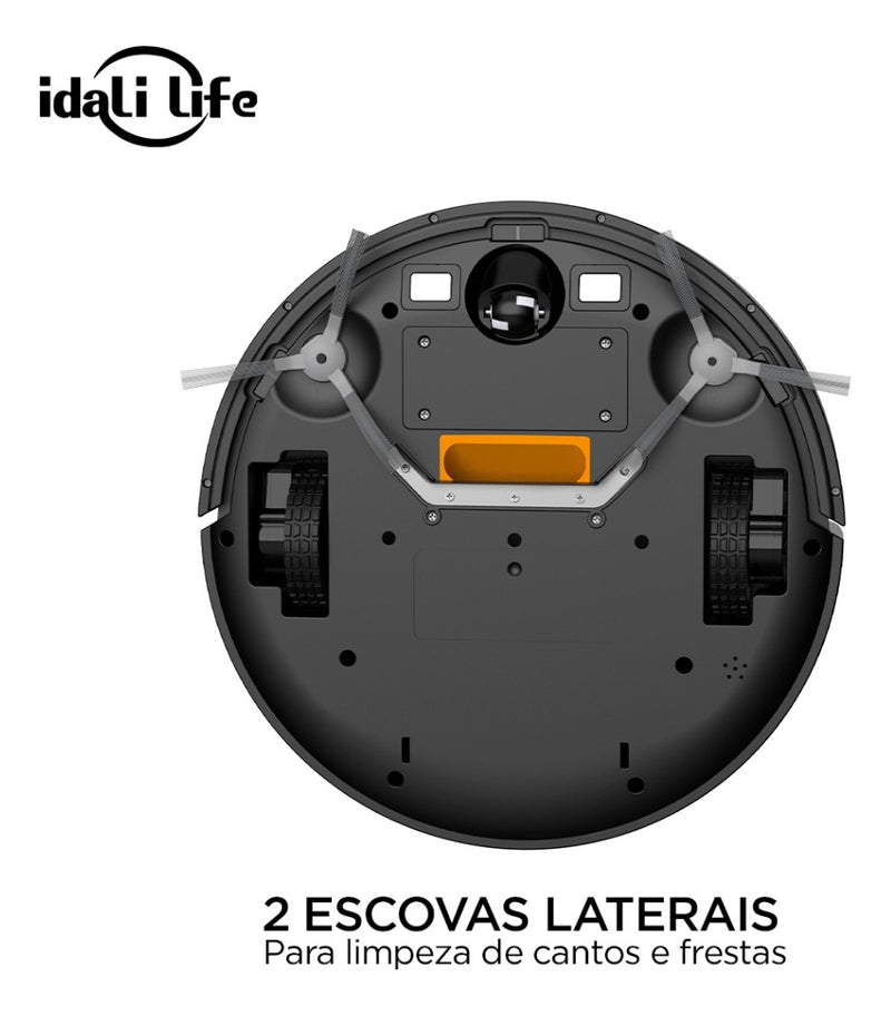 Aspirador Robô Limpeza Idali Life Smarthome Controle Remoto