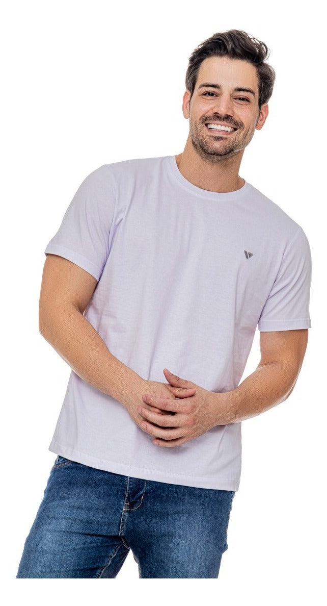 5 Camiseta Masculina Camisas Slim Voker 100% Algodão Atacado