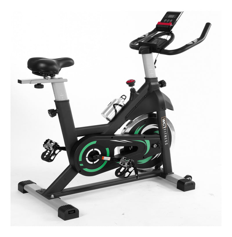 Bicicleta Ergométrica Spinning 20kg Wct Fitness Cor Preto/Verde