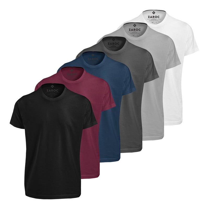 Kit 6 Camiseta Masculina Algodão Confort By Zaroc